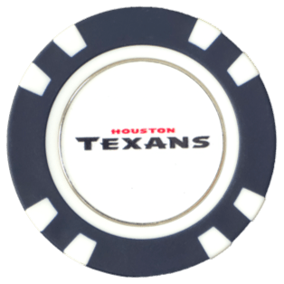 Officially Licensed Houston Texans Poker Chip Ball Marker