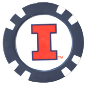 Officially Licensed Illinois Fighting Illini Poker Chip Ball Marker