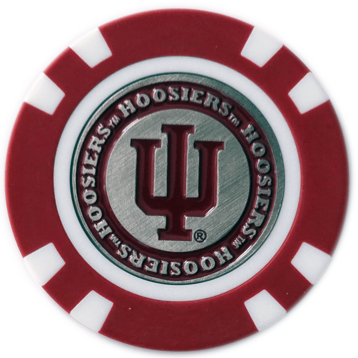 Officially Licensed Indiana Hoosiers Poker Chip Ball Marker