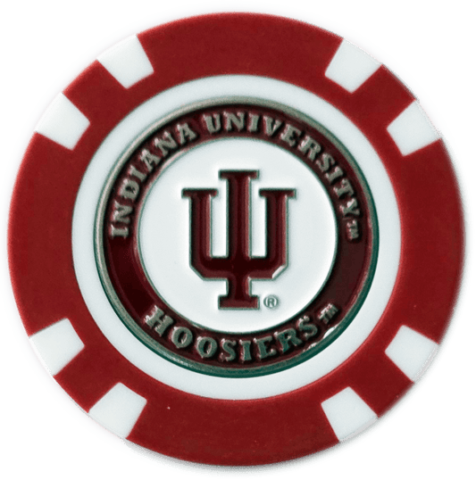 Officially Licensed Indiana Hoosiers Poker Chip Ball Marker