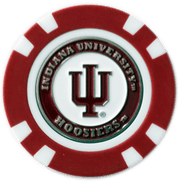 Officially Licensed Indiana Hoosiers Poker Chip Ball Marker