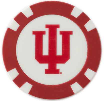 Officially Licensed Indiana Hoosiers Poker Chip Ball Marker