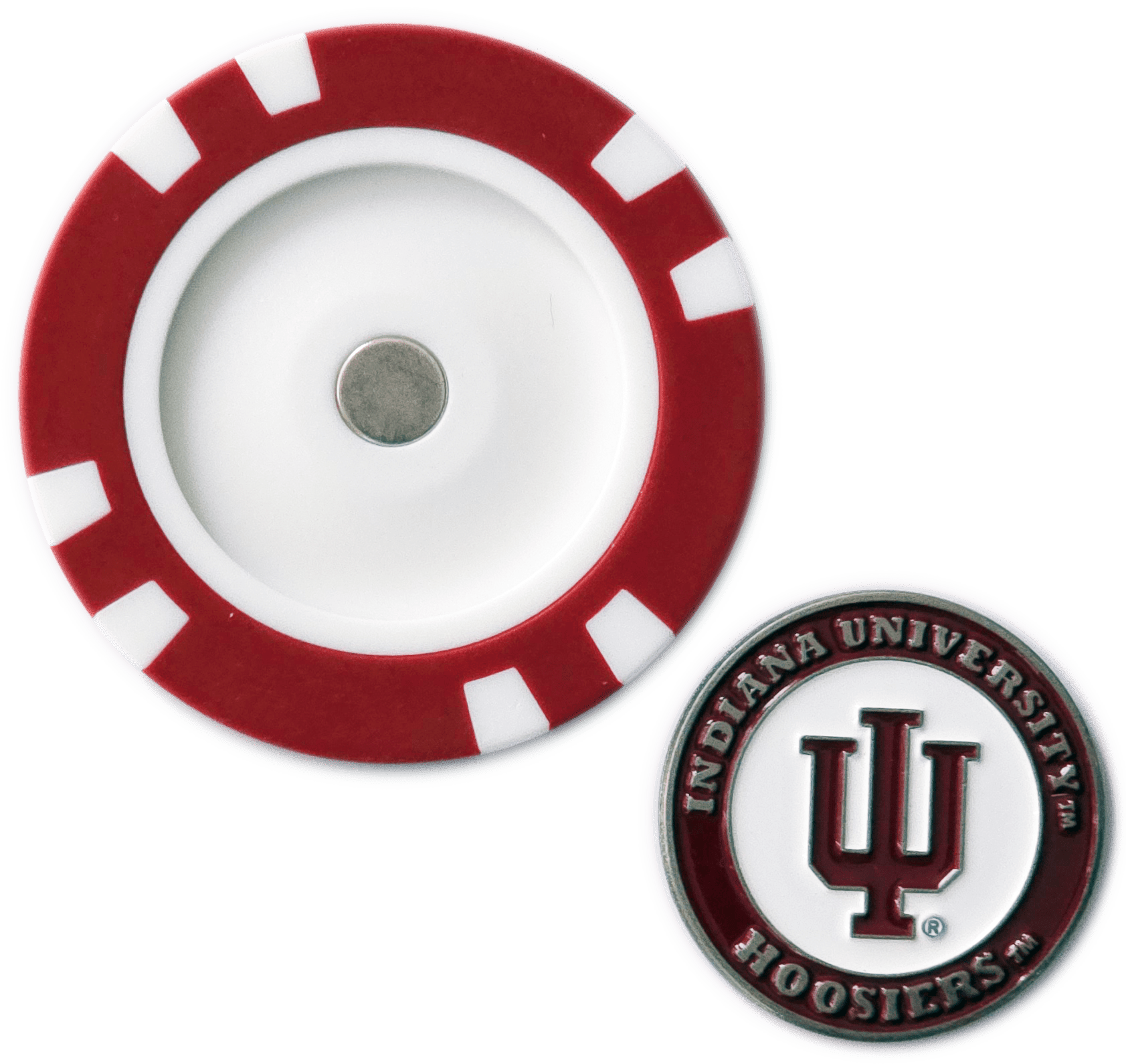 Officially Licensed Indiana Hoosiers Poker Chip Ball Marker
