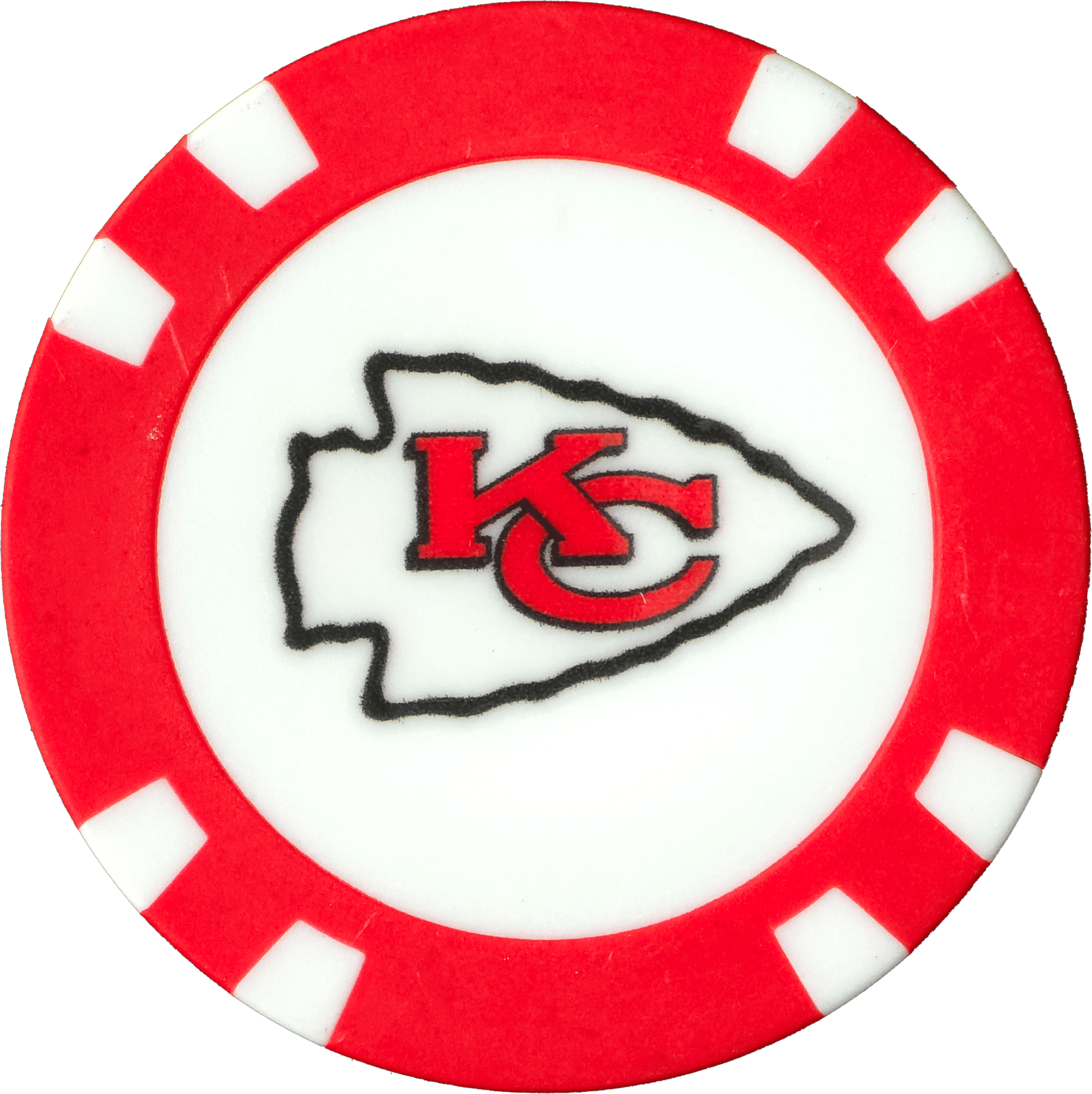 Officially Licensed Kansas City Chiefs Poker Chip Ball Marker