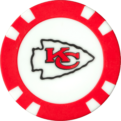 Officially Licensed Kansas City Chiefs Poker Chip Ball Marker