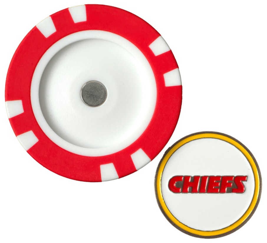 Officially Licensed Kansas City Chiefs Poker Chip Ball Marker