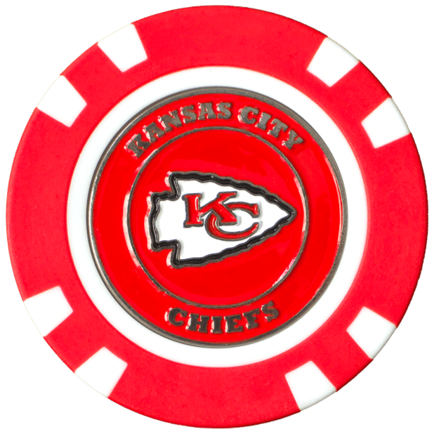 Officially Licensed Kansas City Chiefs Poker Chip Ball Marker