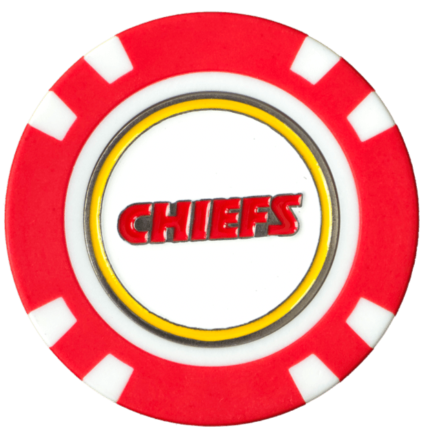 Officially Licensed Kansas City Chiefs Poker Chip Ball Marker