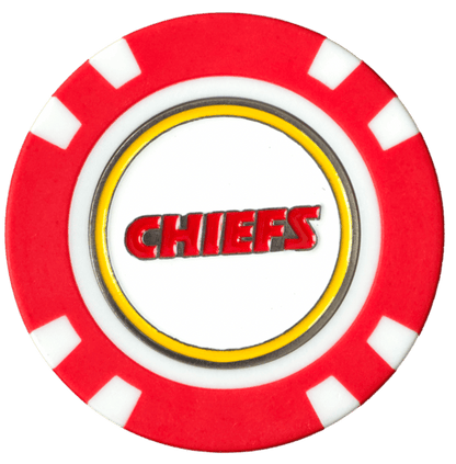 Officially Licensed Kansas City Chiefs Poker Chip Ball Marker