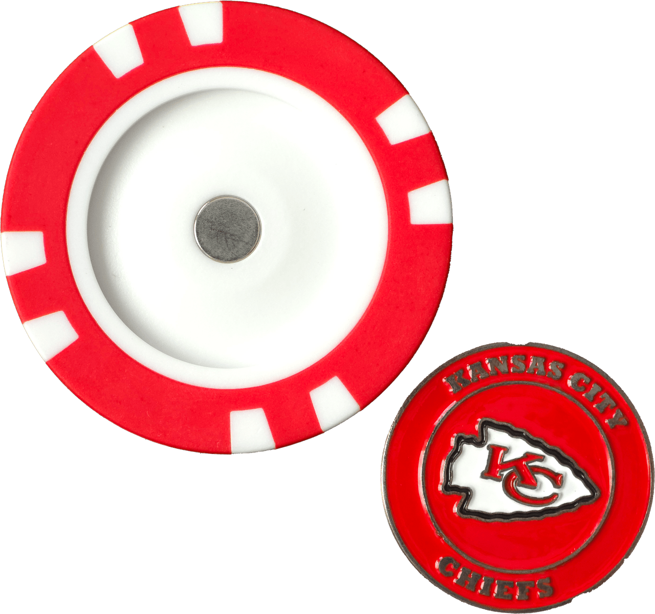 Officially Licensed Kansas City Chiefs Poker Chip Ball Marker