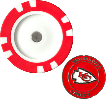 Officially Licensed Kansas City Chiefs Poker Chip Ball Marker