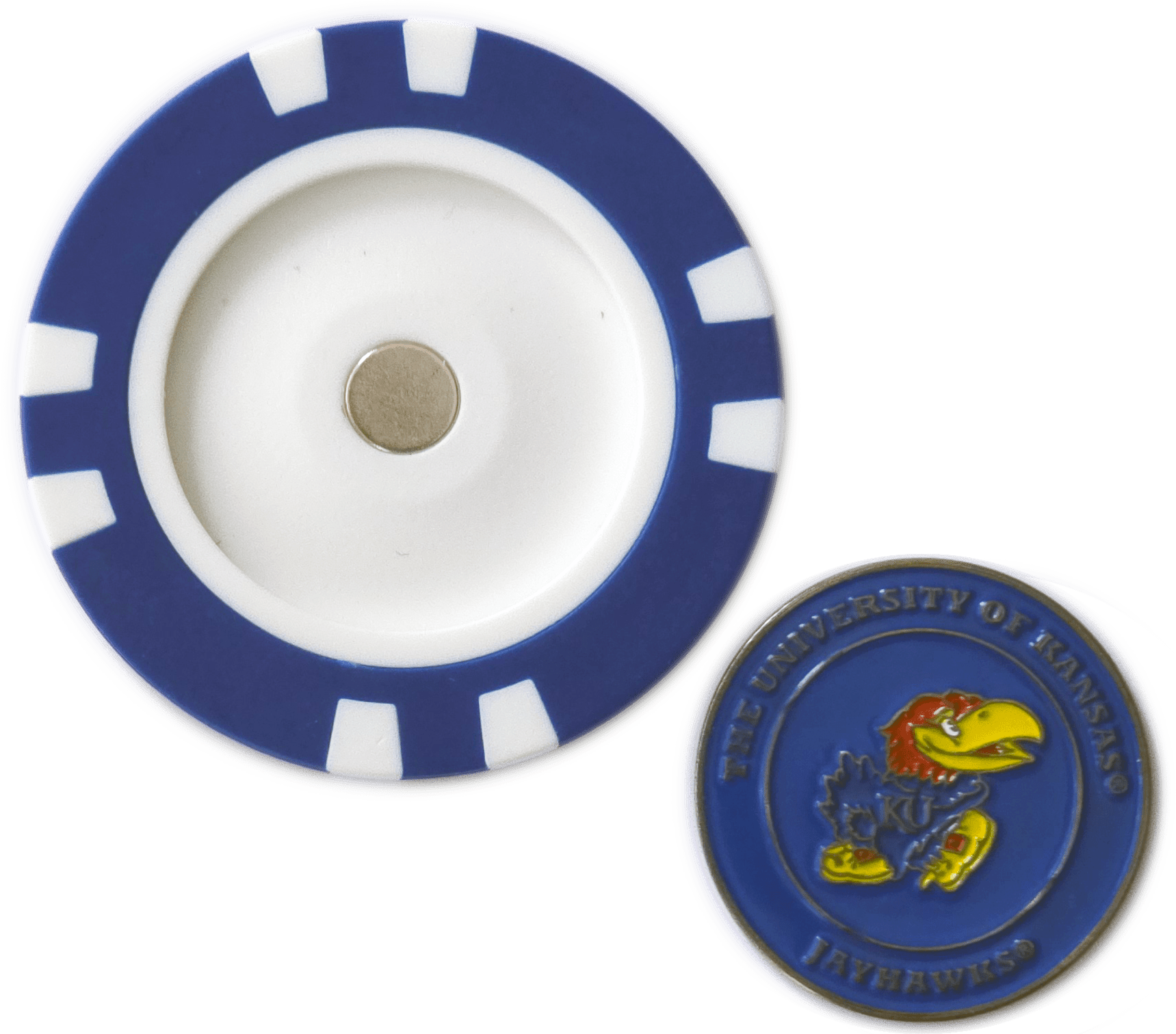 Officially Licensed Kansas Jayhawks Poker Chip Ball Marker