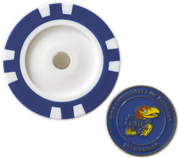 Officially Licensed Kansas Jayhawks Poker Chip Ball Marker