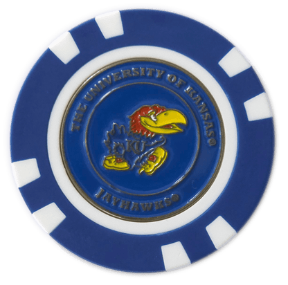 Officially Licensed Kansas Jayhawks Poker Chip Ball Marker