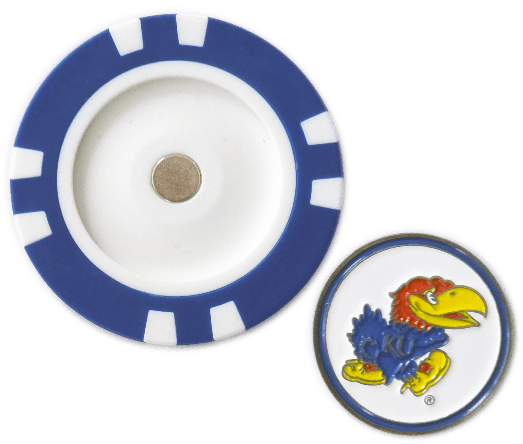 Officially Licensed Kansas Jayhawks Poker Chip Ball Marker