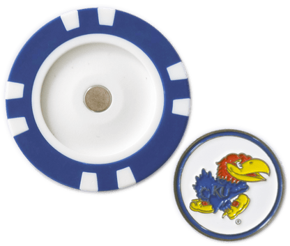Officially Licensed Kansas Jayhawks Poker Chip Ball Marker