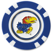 Officially Licensed Kansas Jayhawks Poker Chip Ball Marker