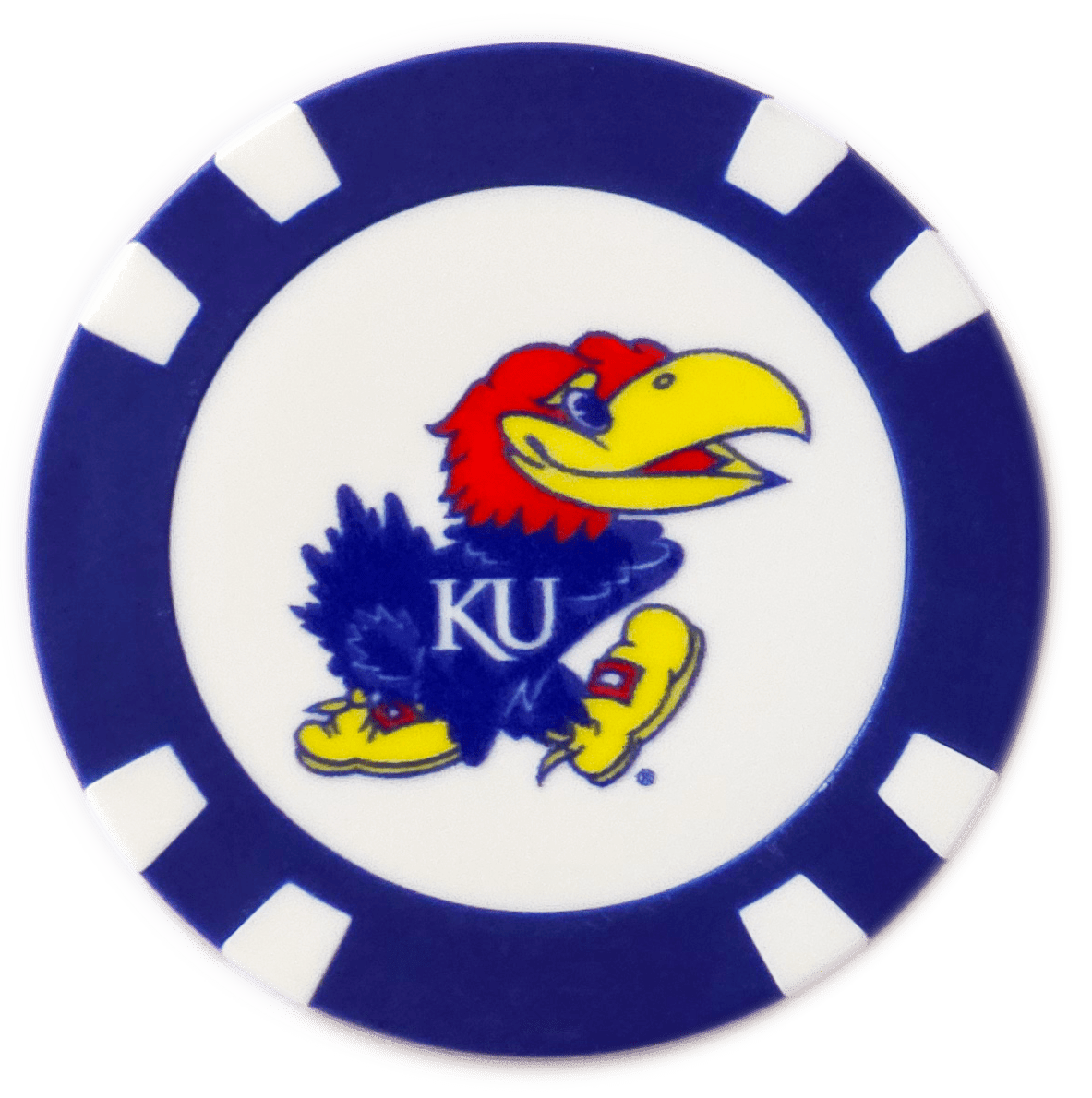 Officially Licensed Kansas Jayhawks Poker Chip Ball Marker
