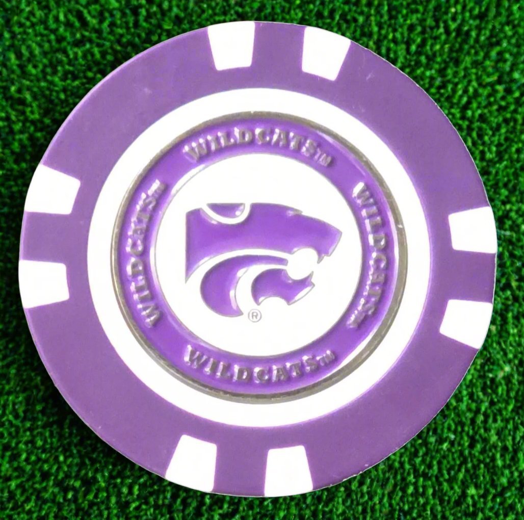 Officially Licensed Kansas State Wildcats Poker Chip Ball Marker