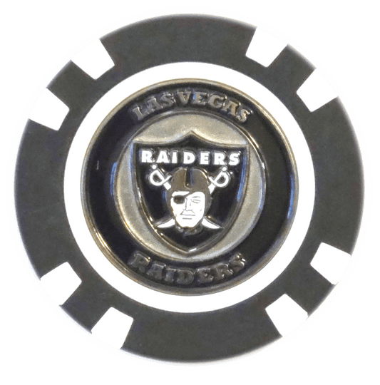Officially Licensed Las Vegas Raiders Poker Chip Ball Marker