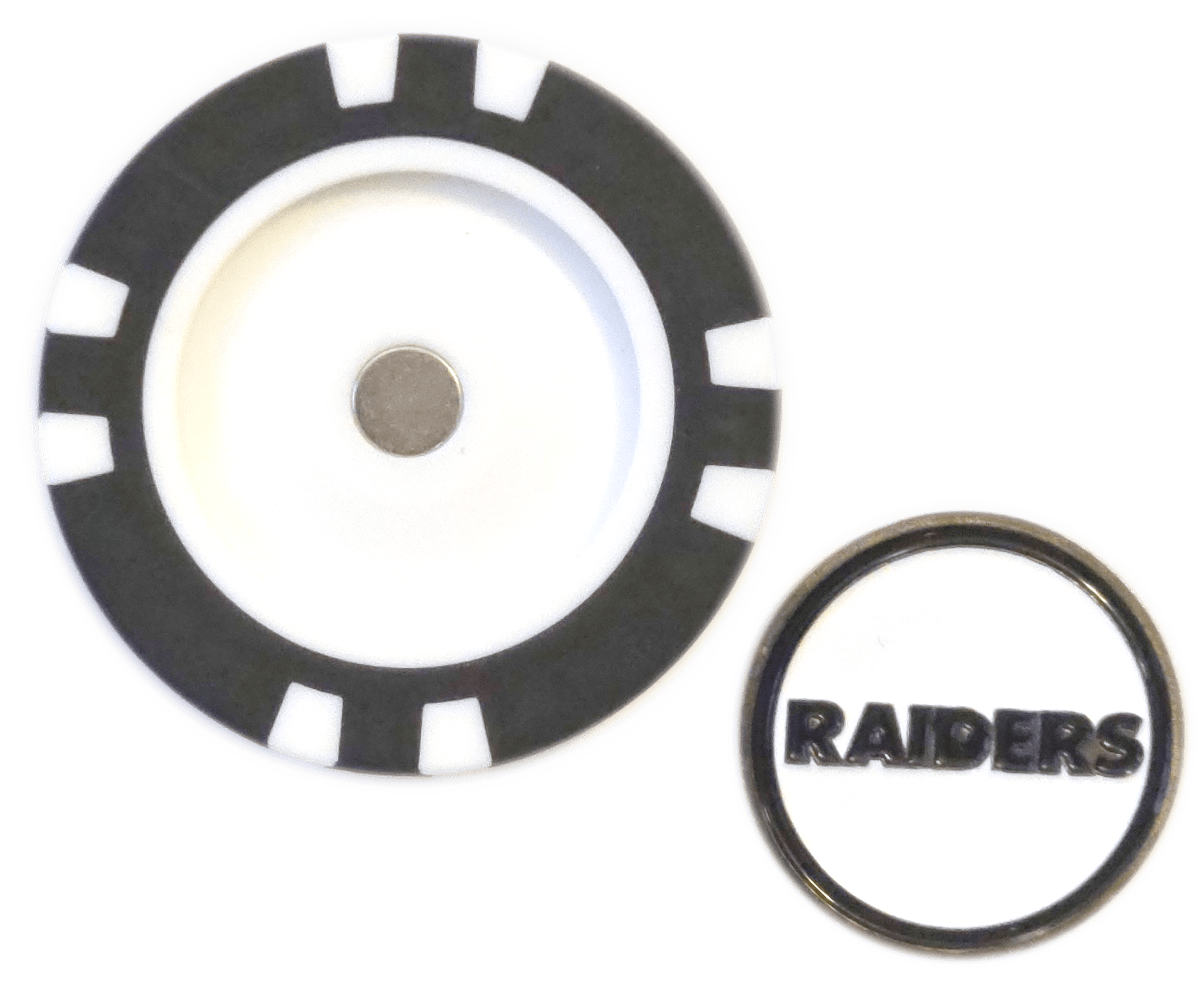 Officially Licensed Las Vegas Raiders Poker Chip Ball Marker