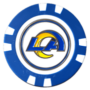 Officially Licensed Los Angeles Rams Poker Chip Ball Marker