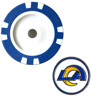 Officially Licensed Los Angeles Rams Poker Chip Ball Marker