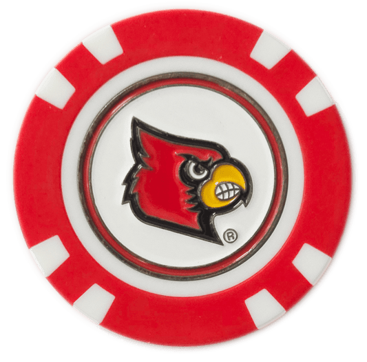 Officially Licensed Louisville Cardinals Poker Chip Ball Marker