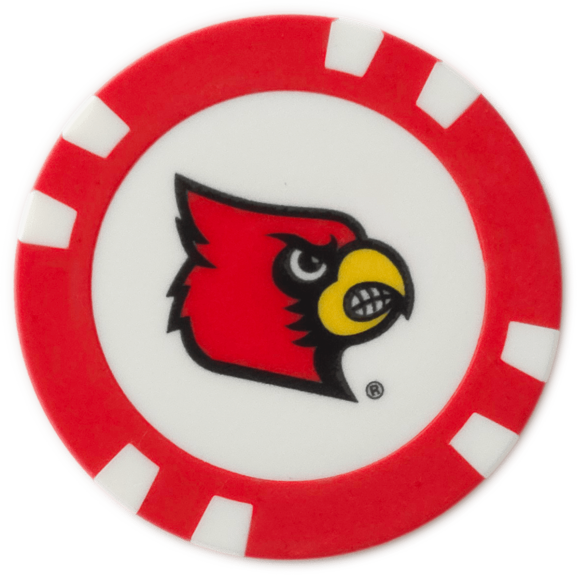 Officially Licensed Louisville Cardinals Poker Chip Ball Marker