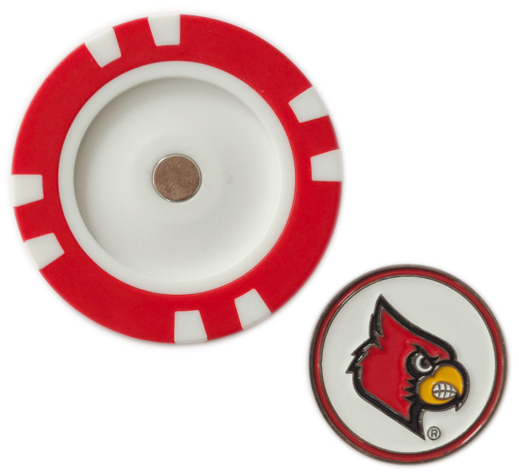 Officially Licensed Louisville Cardinals Poker Chip Ball Marker