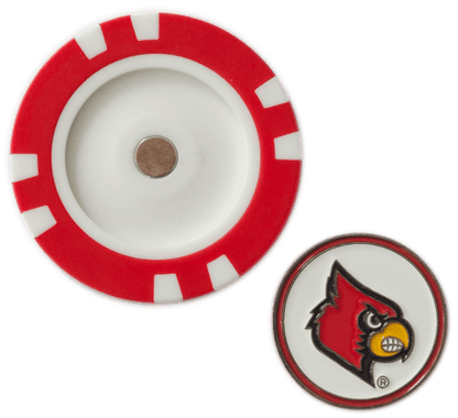 Officially Licensed Louisville Cardinals Poker Chip Ball Marker