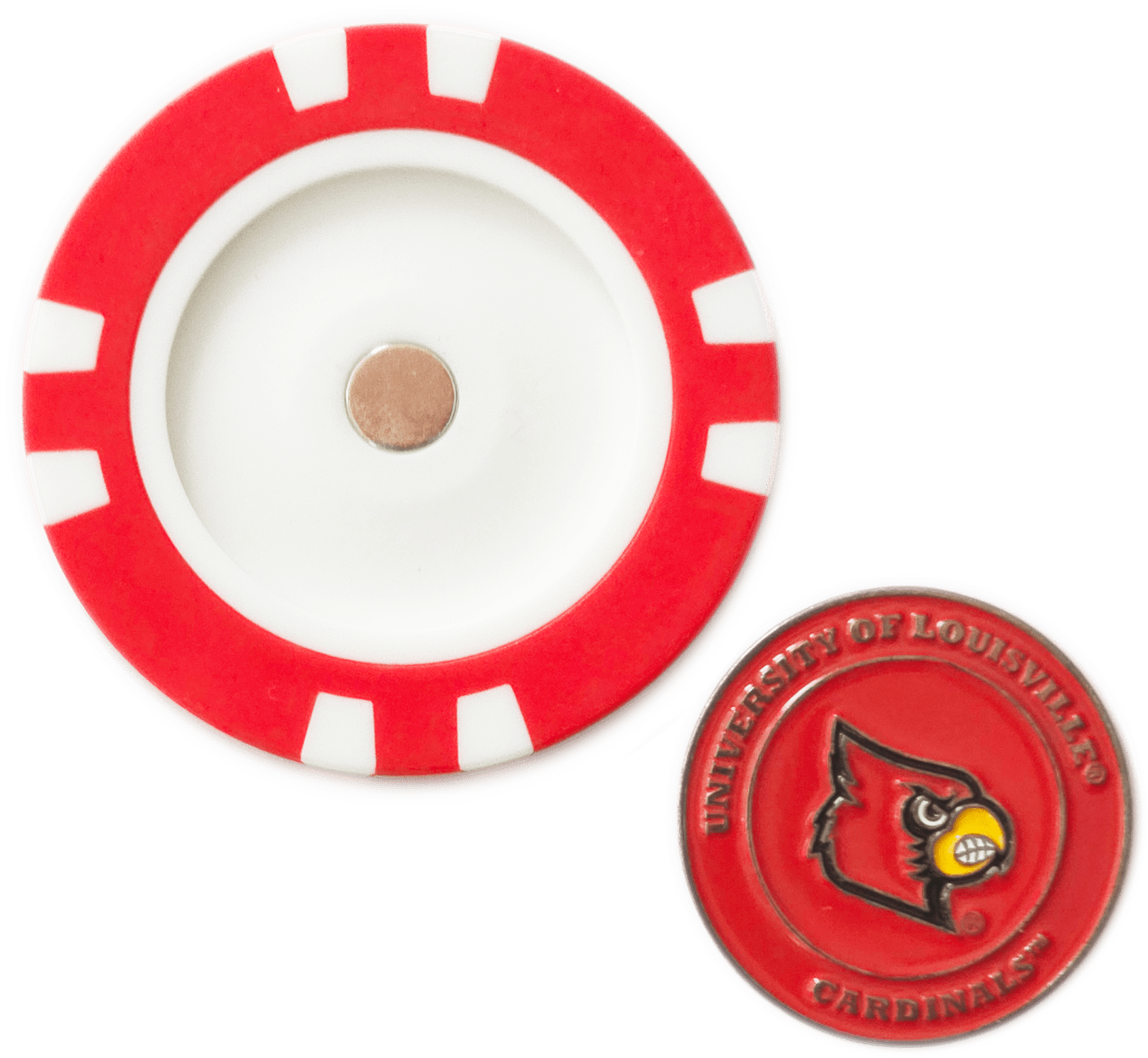 Officially Licensed Louisville Cardinals Poker Chip Ball Marker