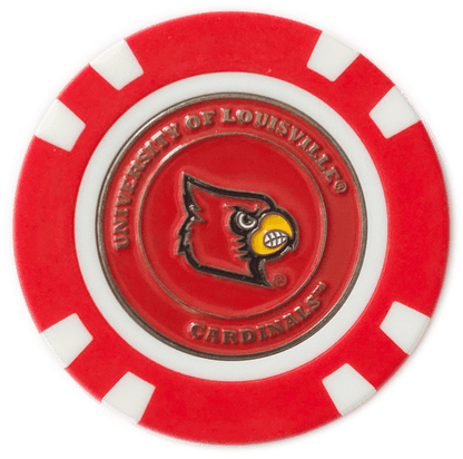 Officially Licensed Louisville Cardinals Poker Chip Ball Marker