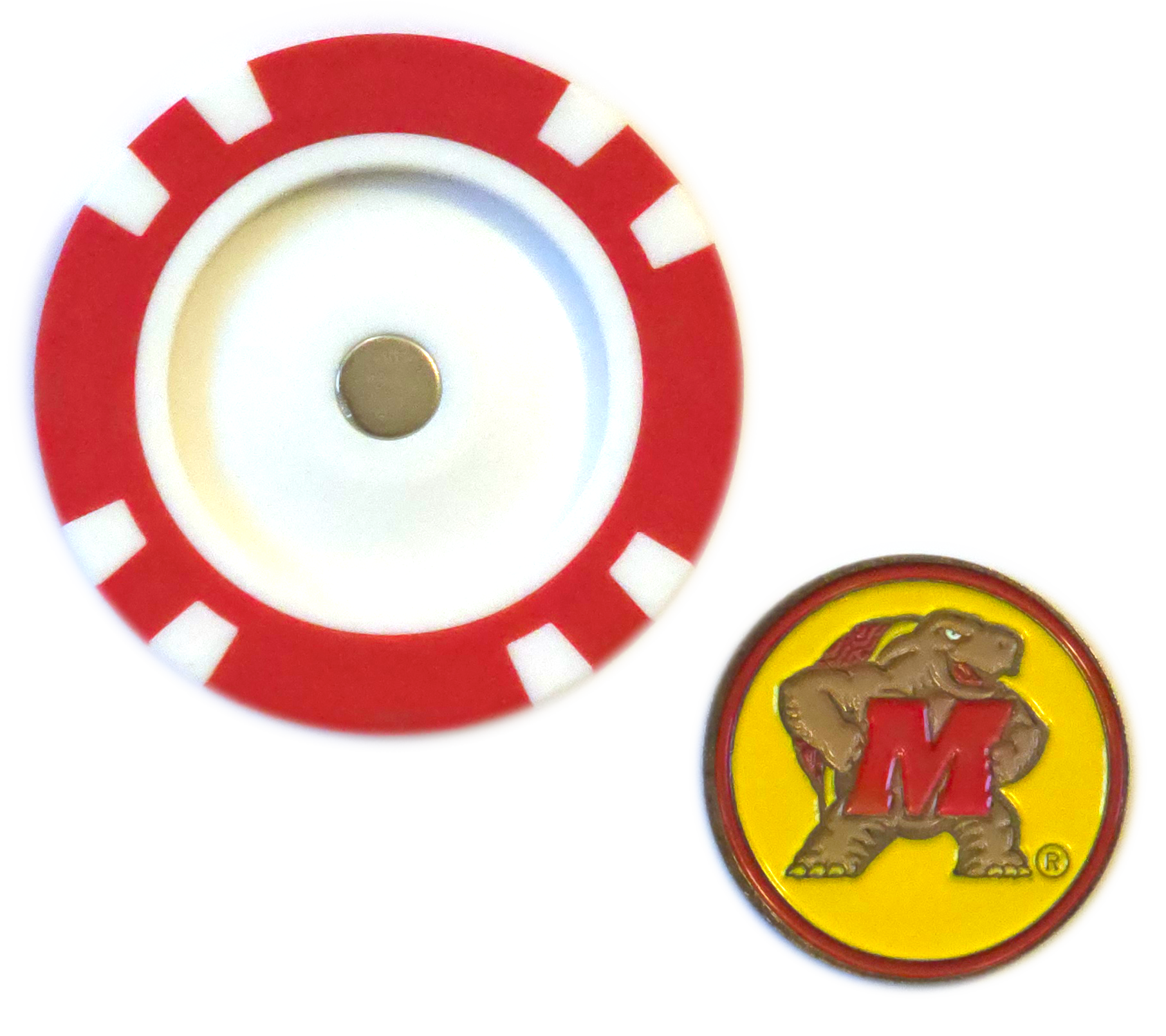 Officially Licensed Maryland Terrapins Poker Chip Ball Marker