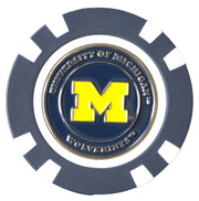 Officially Licensed Michigan Wolverines Poker Chip Ball Marker