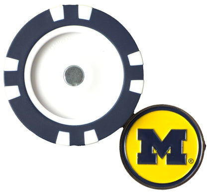 Officially Licensed Michigan Wolverines Poker Chip Ball Marker