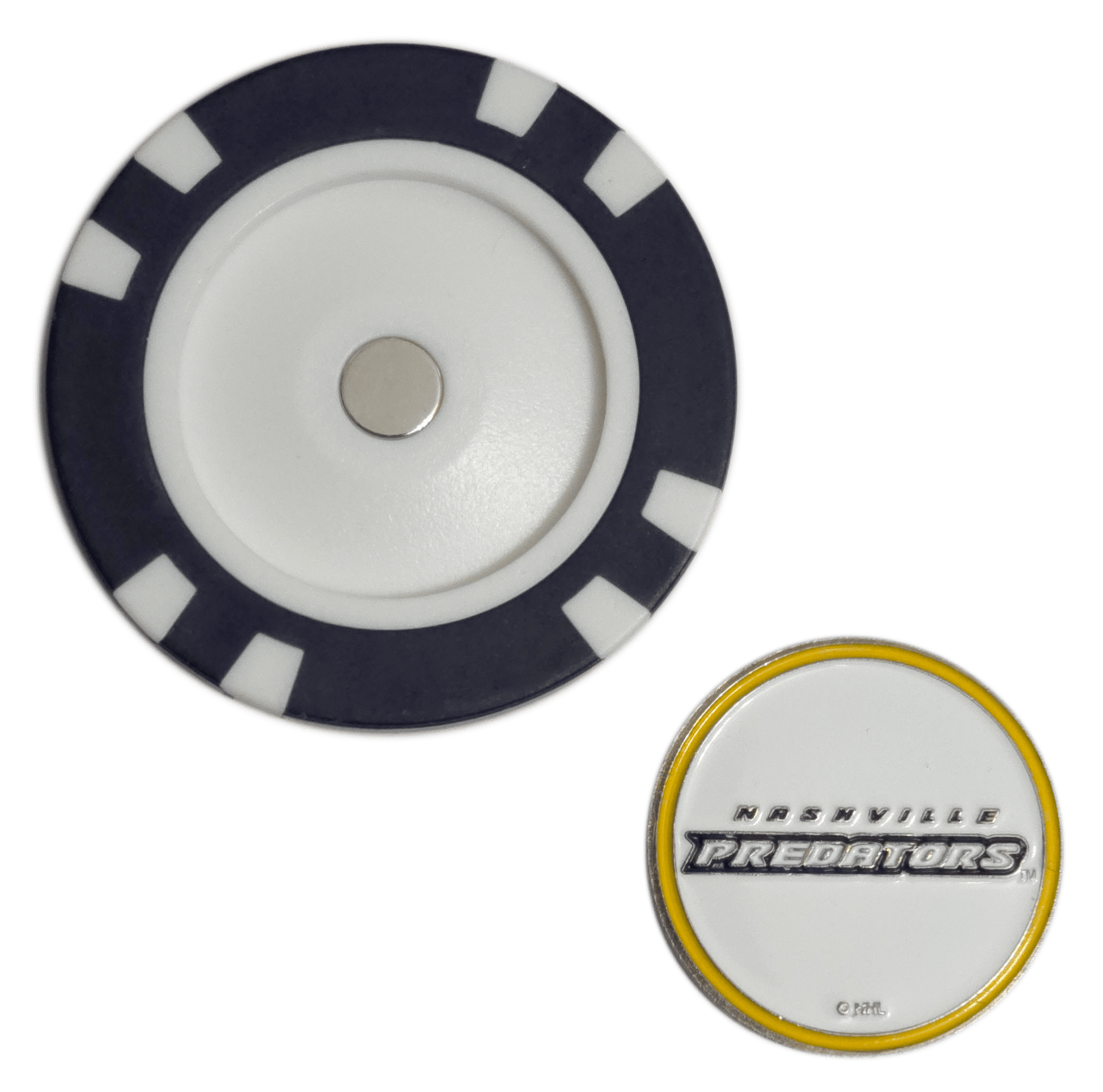 Officially Licensed Nashville Predators Poker Chip Golf Ball Marker