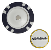 Officially Licensed Nashville Predators Poker Chip Golf Ball Marker