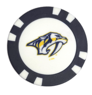 Officially Licensed Nashville Predators Poker Chip Golf Ball Marker