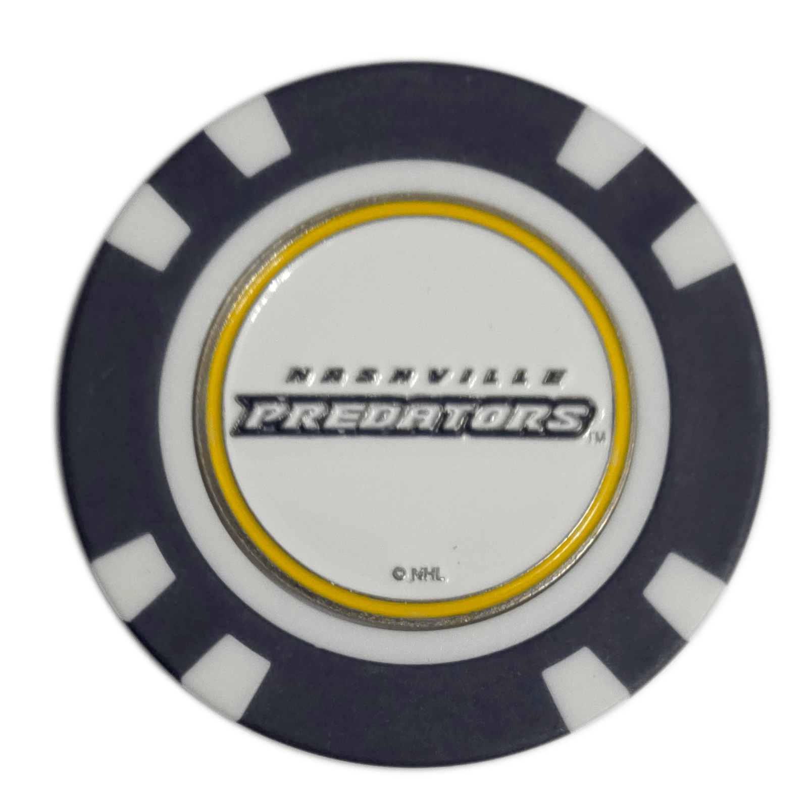 Officially Licensed Nashville Predators Poker Chip Golf Ball Marker