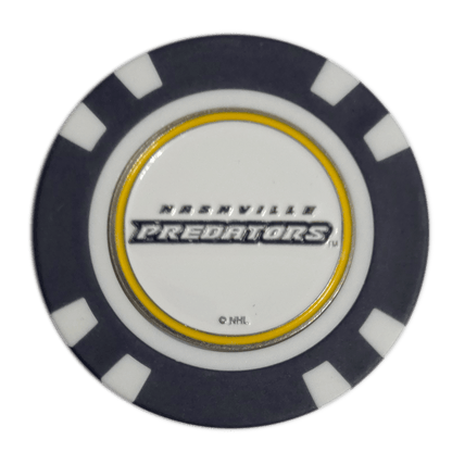 Officially Licensed Nashville Predators Poker Chip Golf Ball Marker