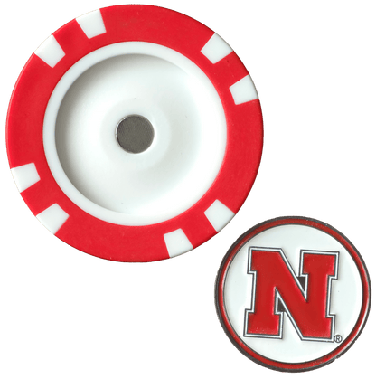 Officially Licensed Nebraska Cornhuskers Poker Chip Ball Marker