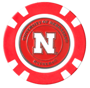 Officially Licensed Nebraska Cornhuskers Poker Chip Ball Marker