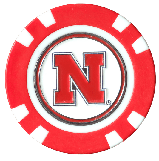 Officially Licensed Nebraska Cornhuskers Poker Chip Ball Marker