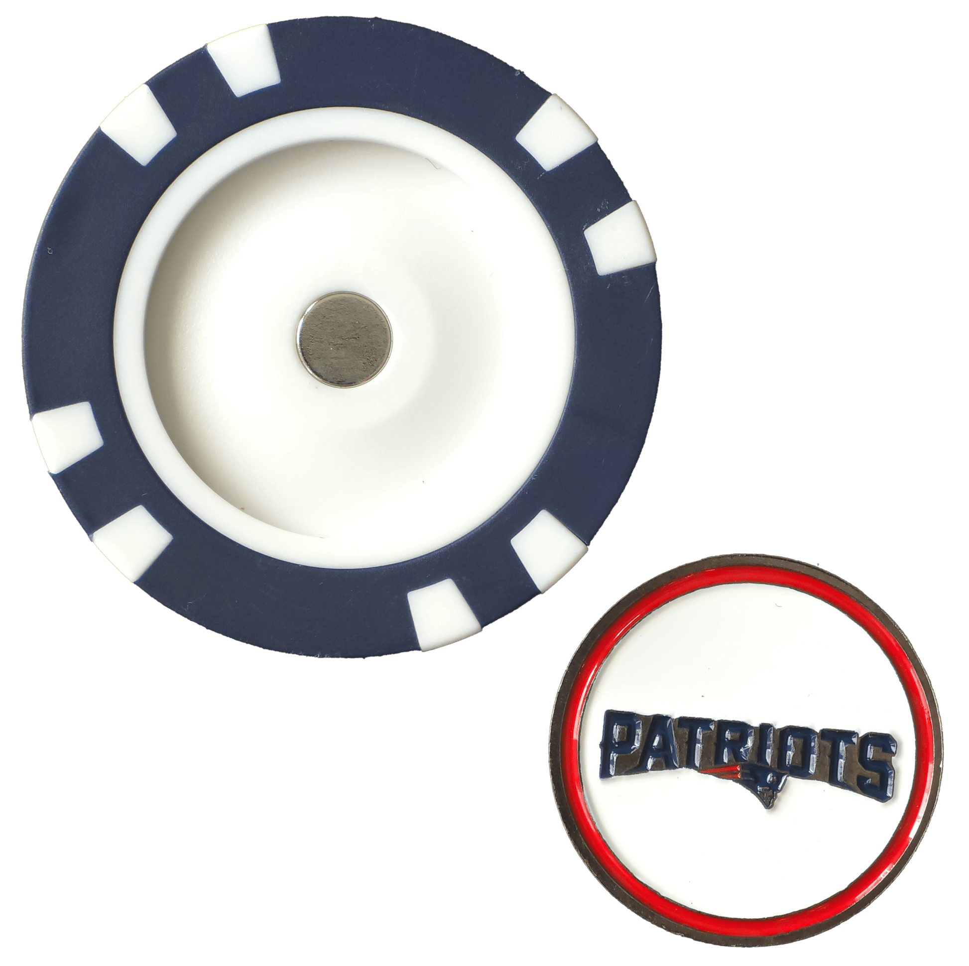 Officially Licensed New England Patriots Poker Chip Ball Marker