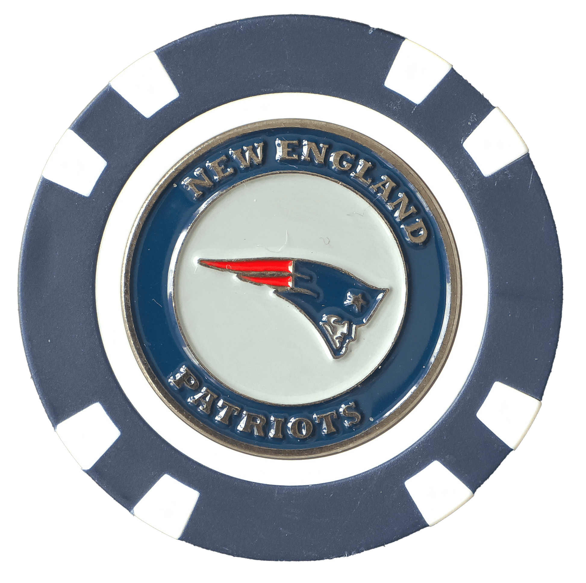 Officially Licensed New England Patriots Poker Chip Ball Marker
