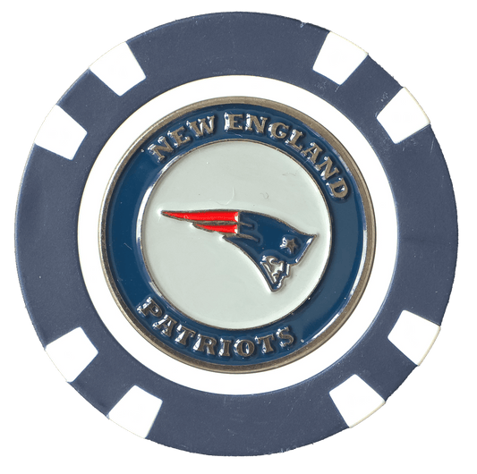 Officially Licensed New England Patriots Poker Chip Ball Marker