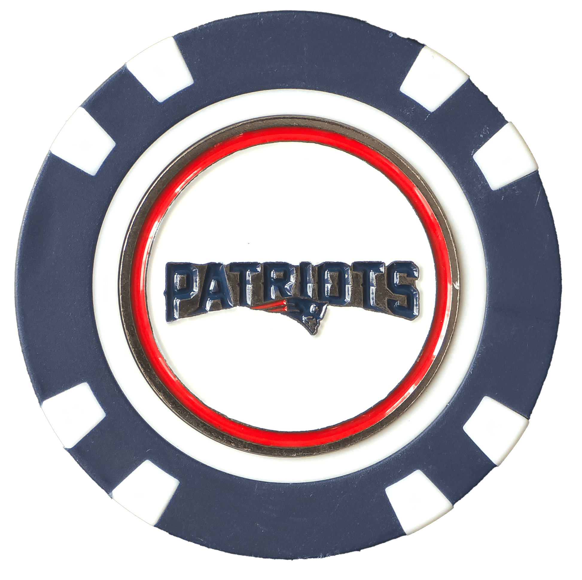 Officially Licensed New England Patriots Poker Chip Ball Marker
