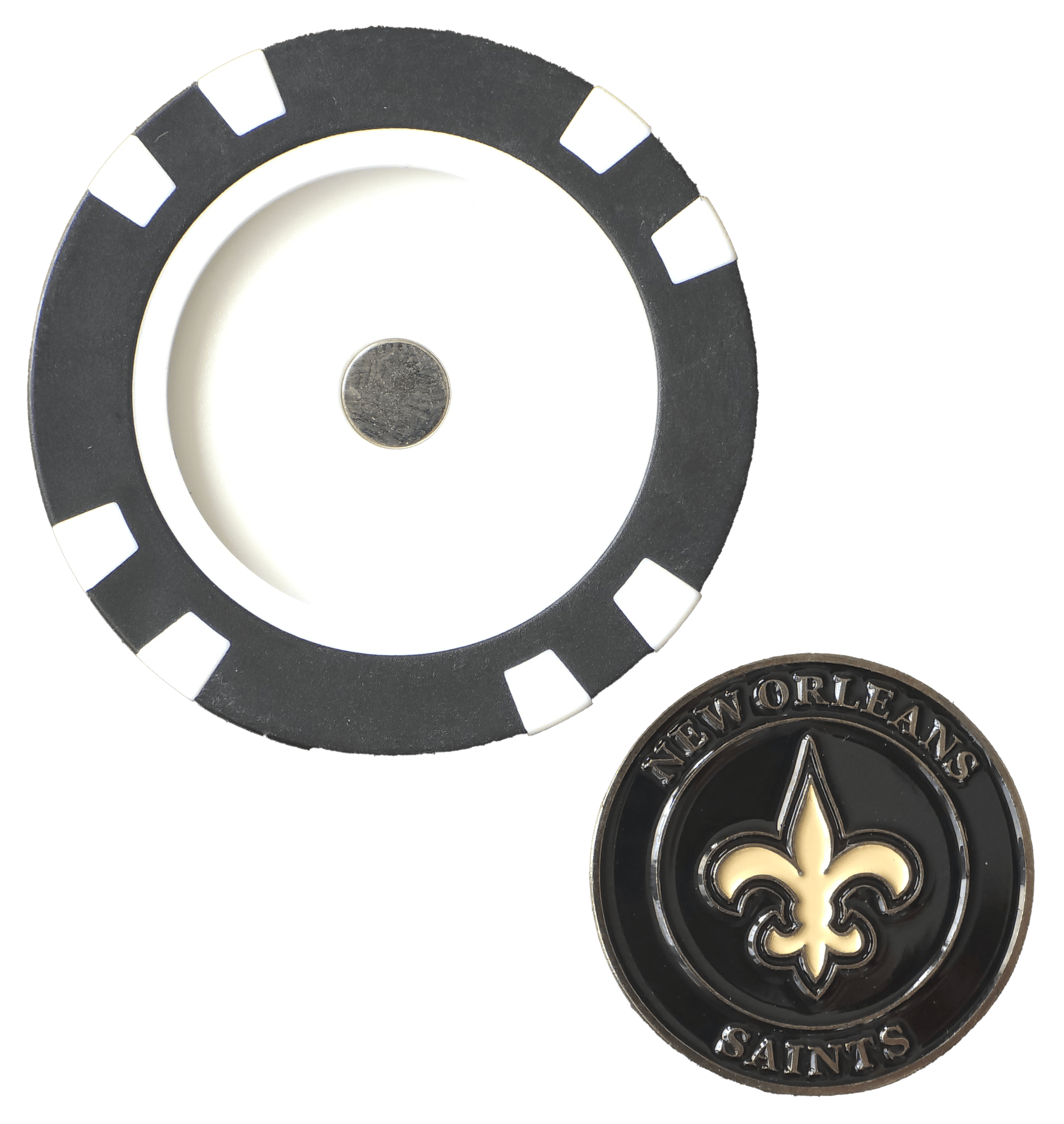 Officially Licensed New Orleans Saints Poker Chip Ball Marker