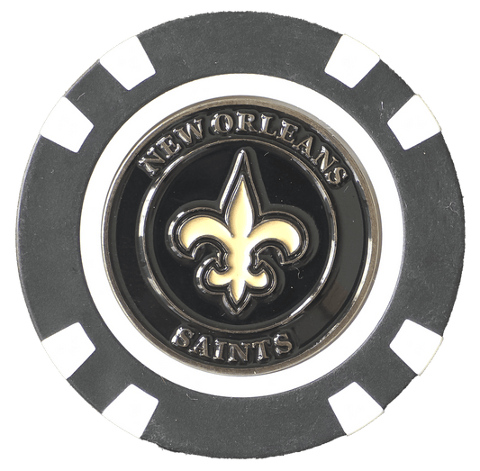 Officially Licensed New Orleans Saints Poker Chip Ball Marker